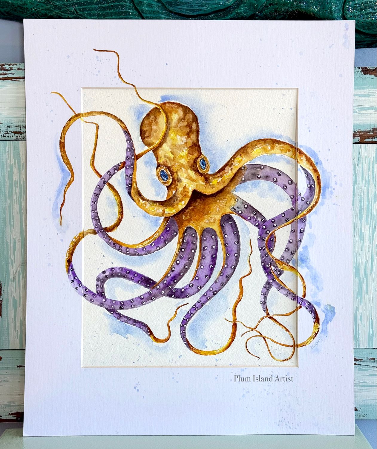 Watercolor Octopus