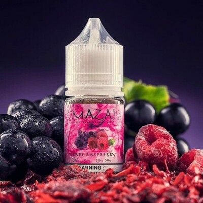 Mazaj Grape Raspberry Salt Nicotine  مزاج عنب توت نيكوتين ملحي