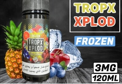 Sam Vapes - Frozen Tropx Xplod 120ml نكهة الفواكه الاستوائية المثلجة من سام فيبس