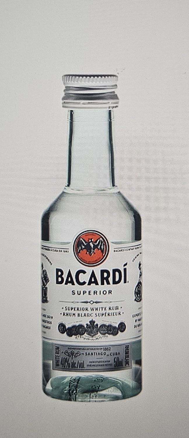Bacardi white 50ml