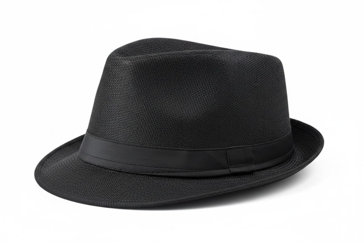 Men’s Classic Short-Brim Fedora Hat