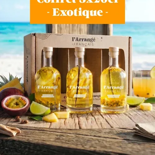 Coffret Rhums arrangés Exotique