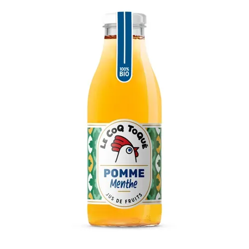 Jus de pomme menthe bio 75 cl