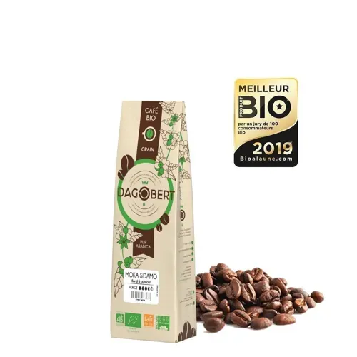 Cafés Bio en grains 250 gr