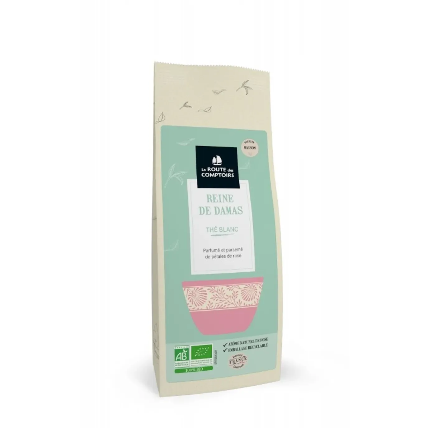 Thé blanc Reine de Damas - Pétales de Rose
