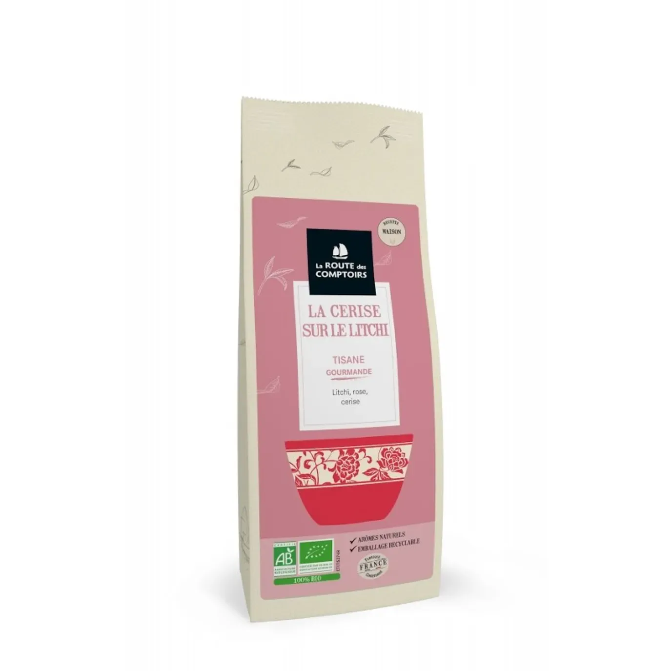Tisane La Cerise sur le litchi - Cerise litchi rose