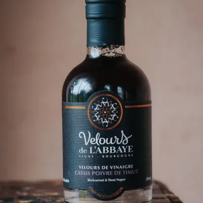 Velours de vinaigre Cassis Poivre de Timut 20 cl