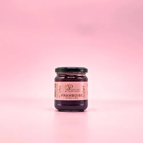 Confiture de framboise épépinée