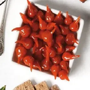 Poivrons goutte marinés