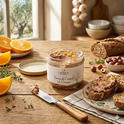 TERRINE DE CANARD A L'ORANGE