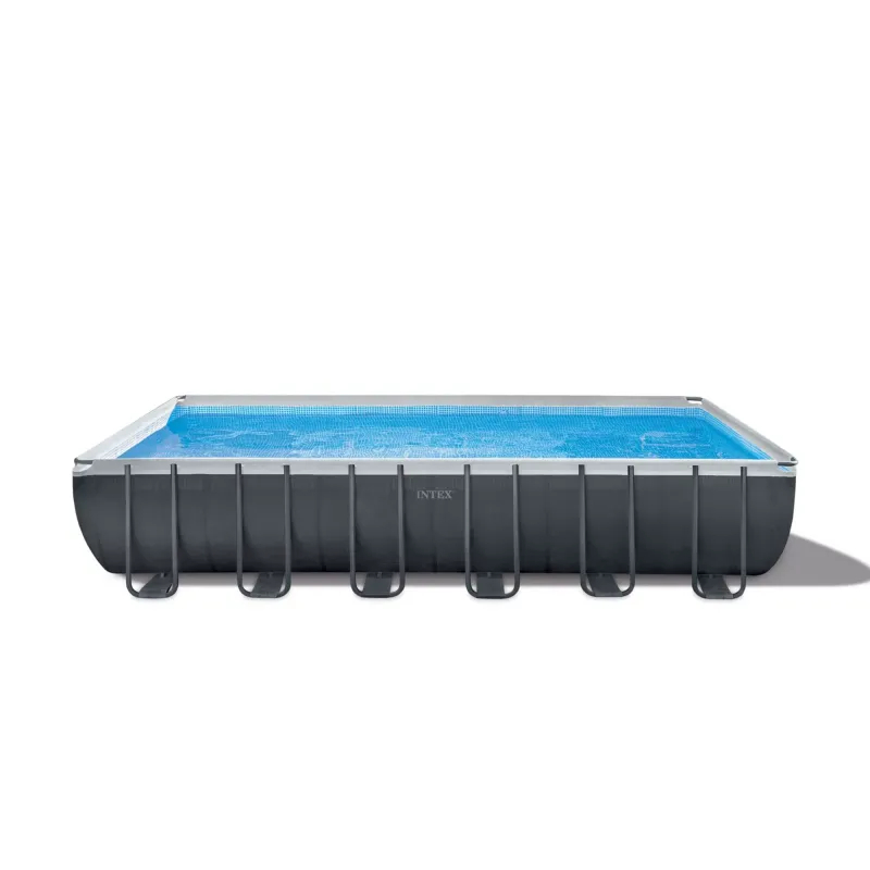 Piscina Rettangolare Intex Ultra XTR Frame + Set pulizia & Pallavolo 732cm x 366cm x 132cm