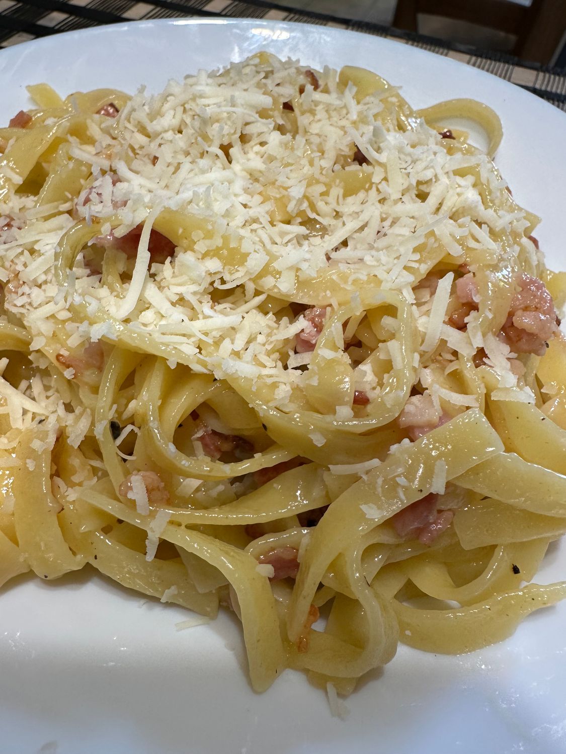 Tagliatelle Carbonara