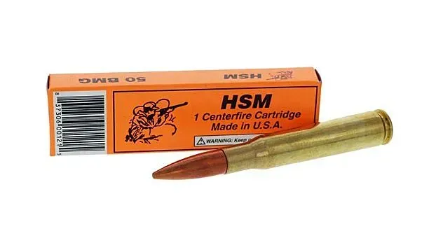 HSM 50 BMG HORNADY A-MAX DUMMY ROUND 1RD