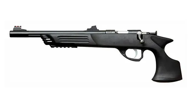CRICKETT PISTOL 22WMR BLUED/BLACK SYNTHETIC THREADED