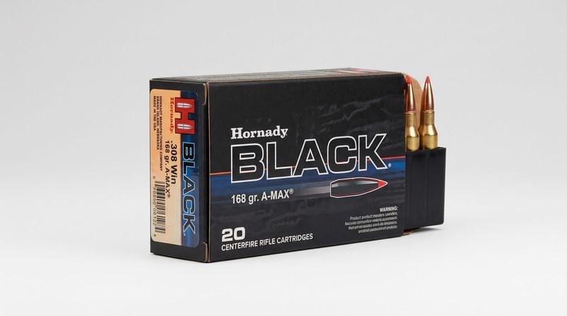 HORNADY BLACK 308 WIN 168GR