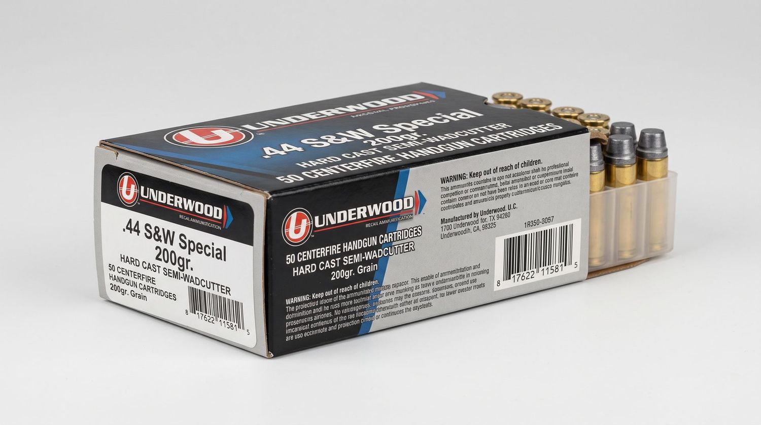 UNDERWOOD 44 SW SPECIAL 200GR