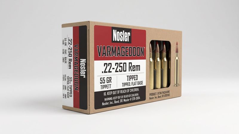 NOSLER VARMAGEDDON 22-250 REM