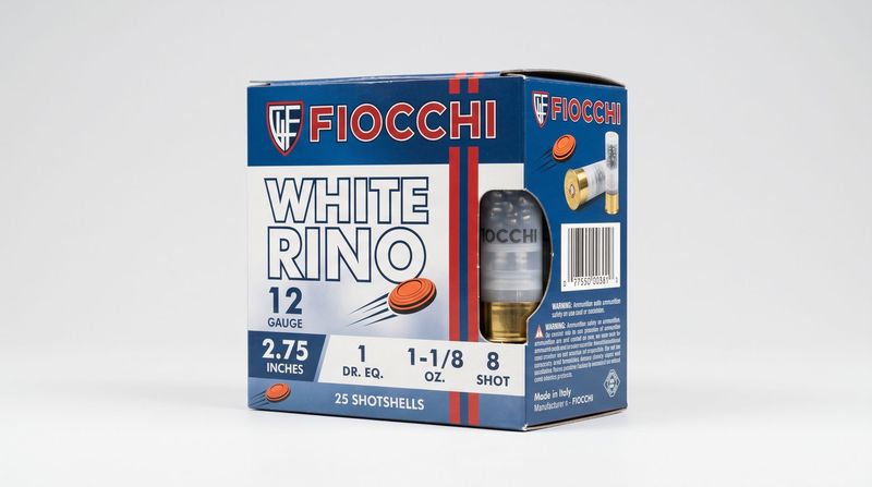 FIOCCHI WHITE RINO 12GA 2.75"