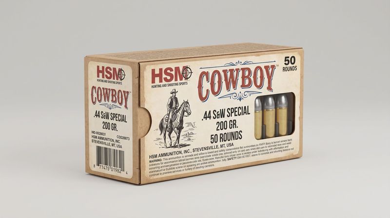 HSM COWBOY 44 SW SPECIAL 200GR