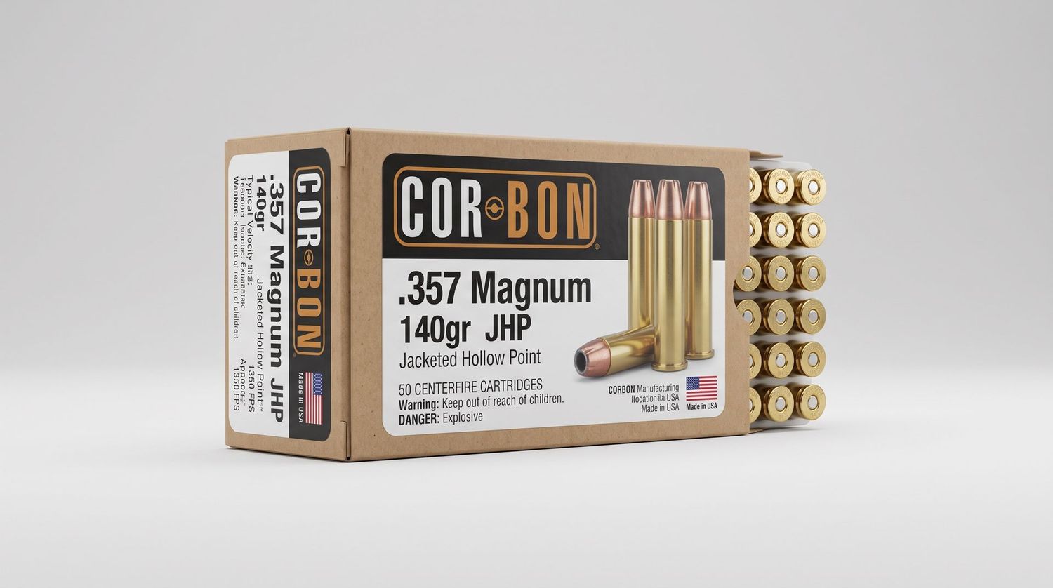 CORBON 357 MAG 140GR JHP