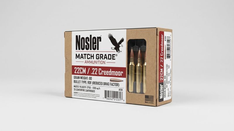 NOSLER MATCH GRADE 22CM