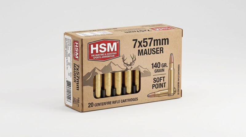 HSM 7X57MM MAUSER 140GR SOFT