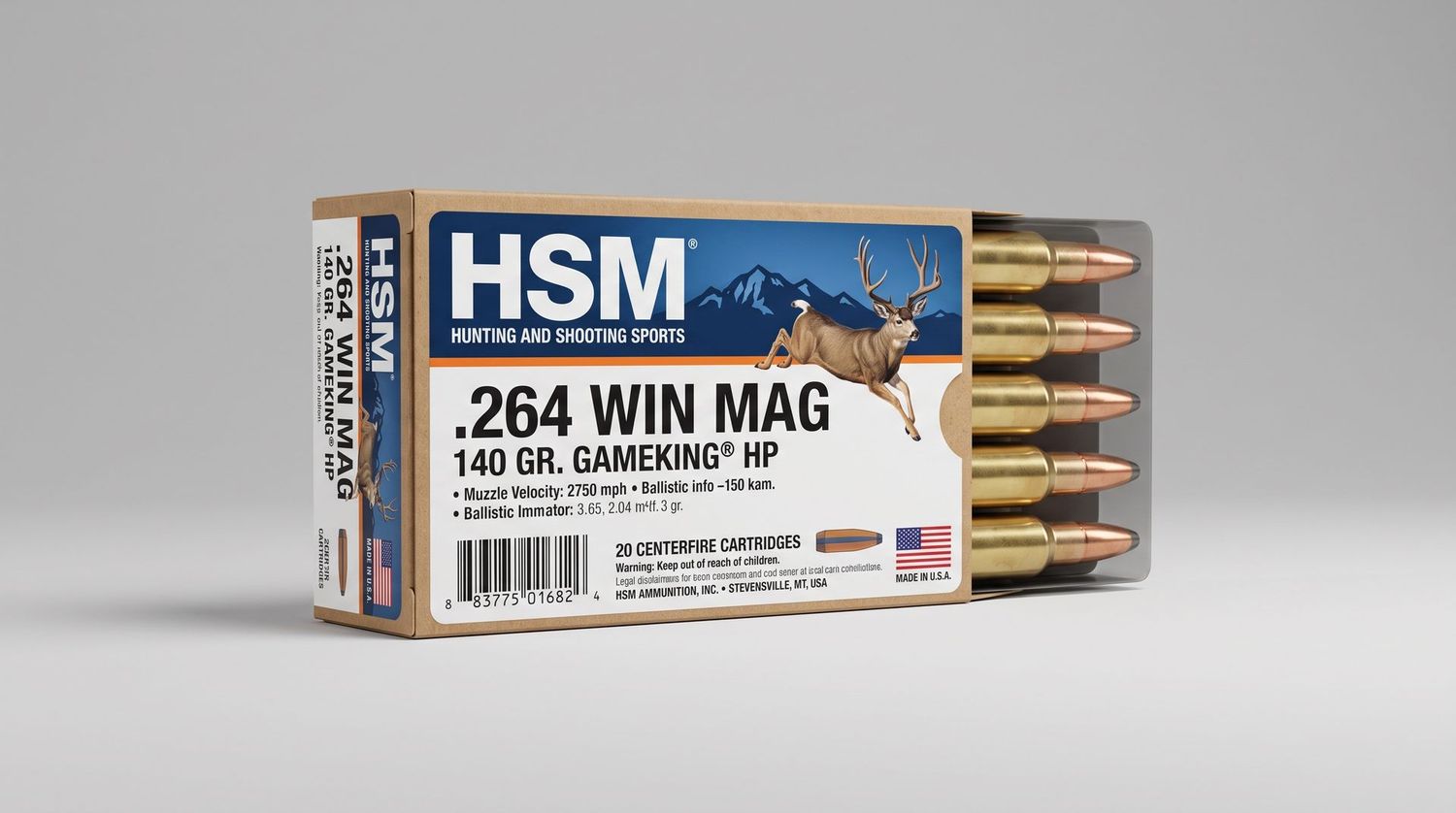 HSM 264 WIN MAG 140GR