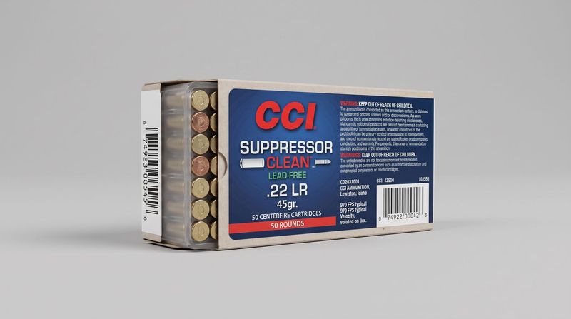 CCI SUPPRESSOR CLEAN 22LR 45GR