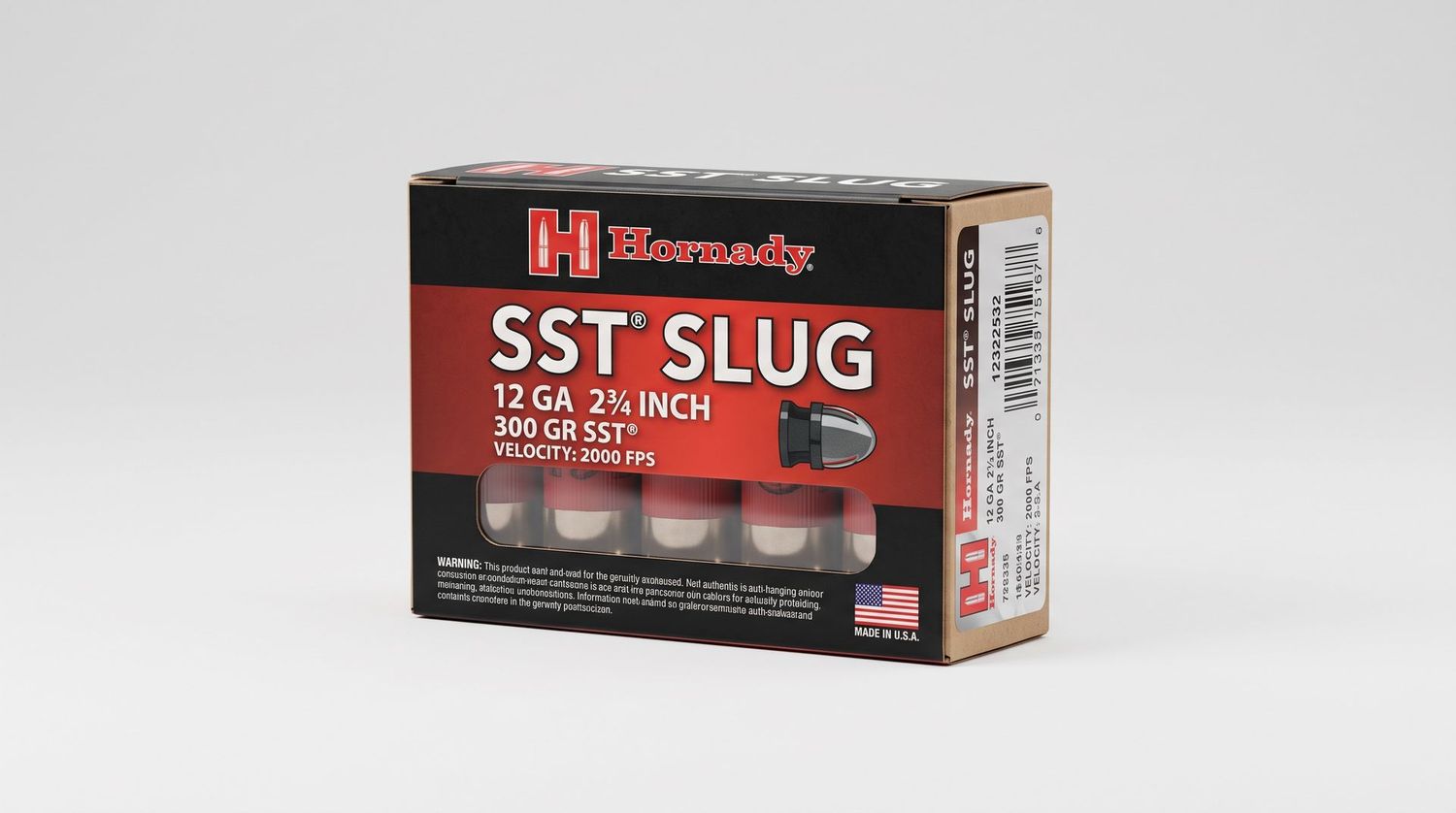 HORNADY SST 12GA 2.75" 300GR