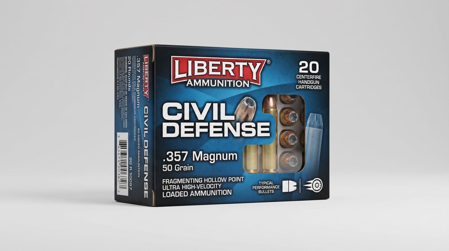 LIBERTY CIVIL DEFENSE 357 MAG