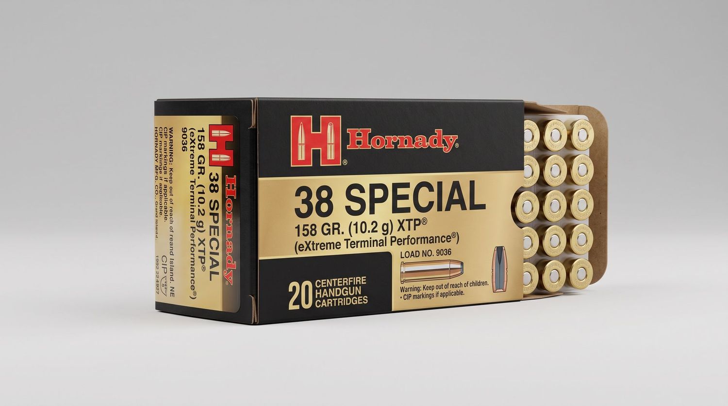 HORNADY 38 SPECIAL 158GR XTP
