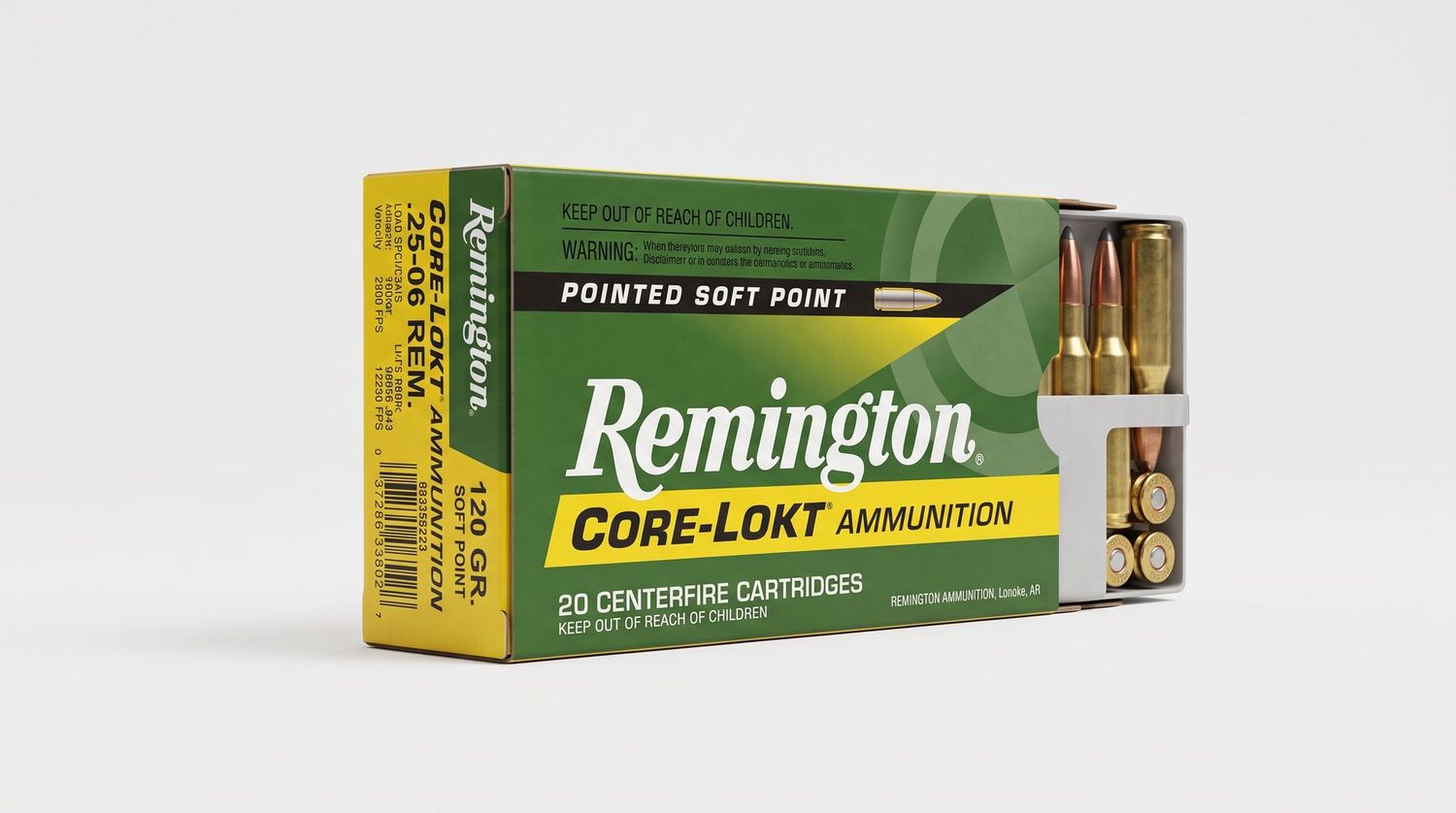 REMINGTON 25-06 REM 120GR PSP