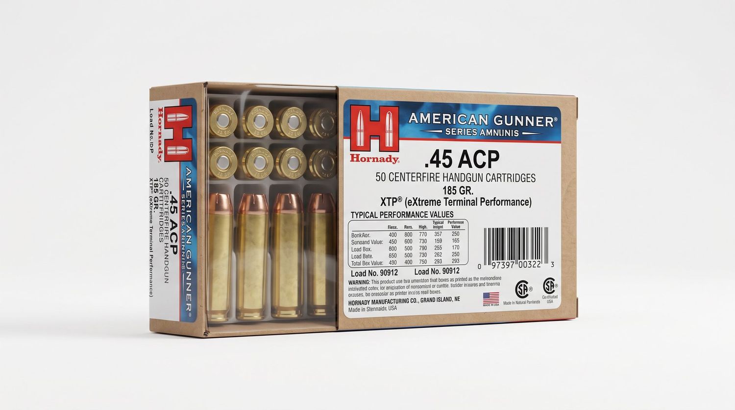 HORNADY AMERICAN GUNNER 45 ACP