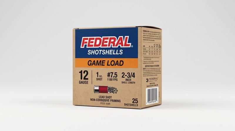 FEDERAL 12GA 1OZ #7.5 1180FPS