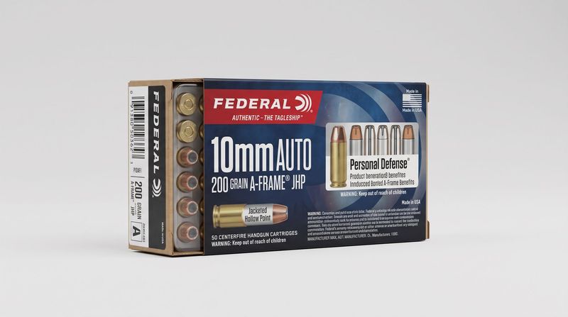 FEDERAL 10MM 200GR A-FRAME JHP