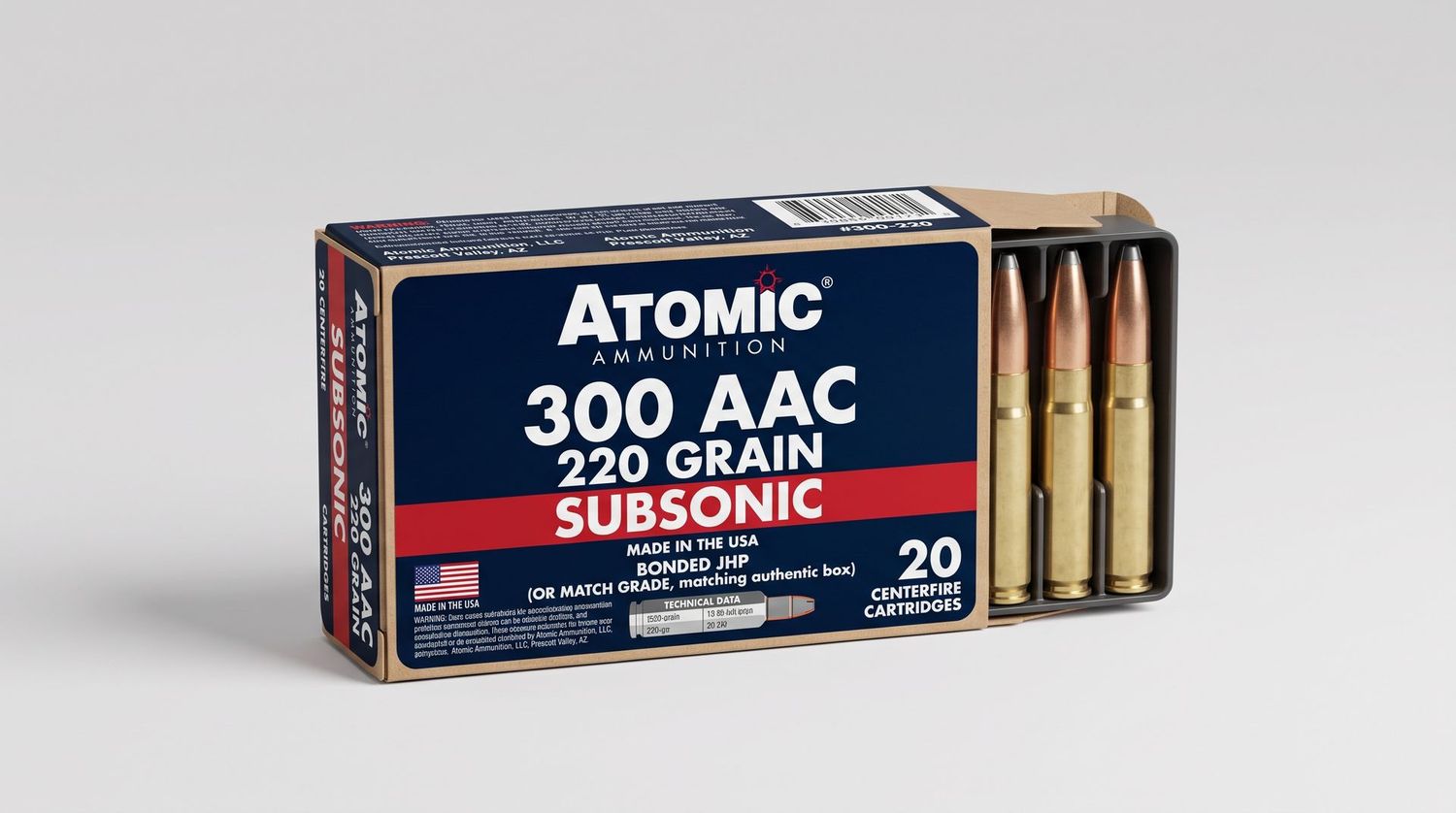 ATOMIC 300 AAC 220GR SUBSONIC