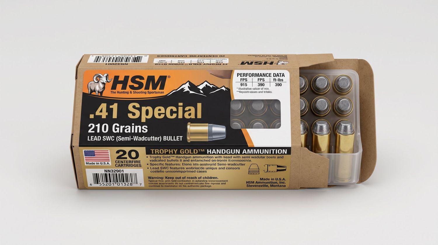 HSM 41 SPECIAL 210GR LEAD-SWC