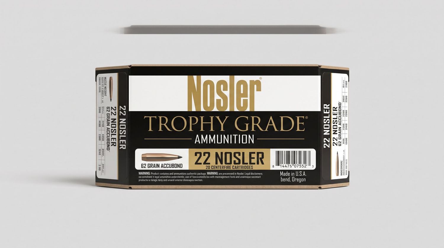 NOSLER TROPHY GRADE 22 NOSLER