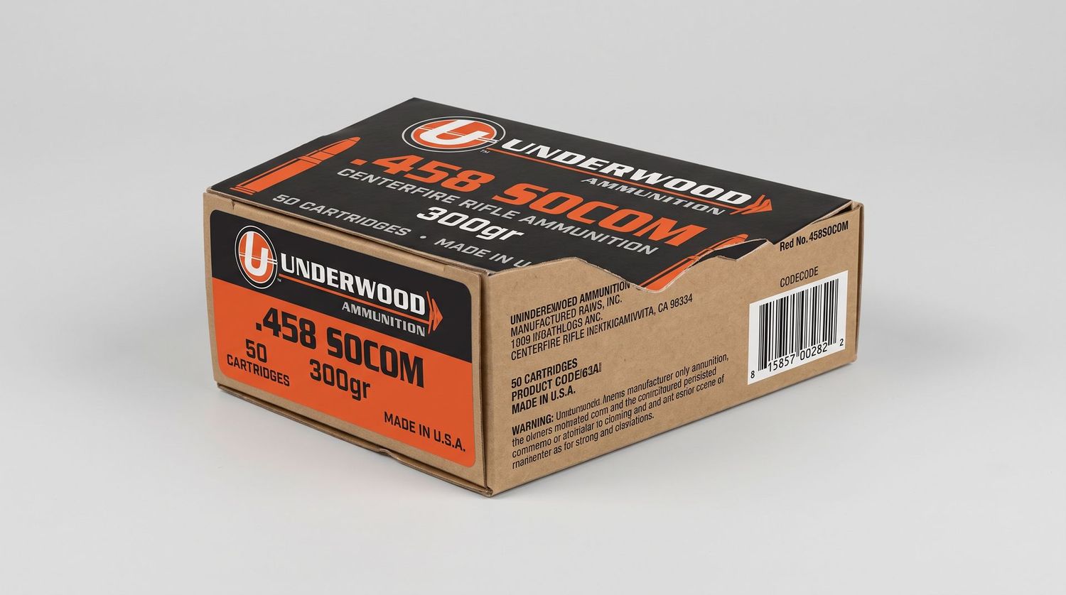 UNDERWOOD 458 SOCOM 300GR