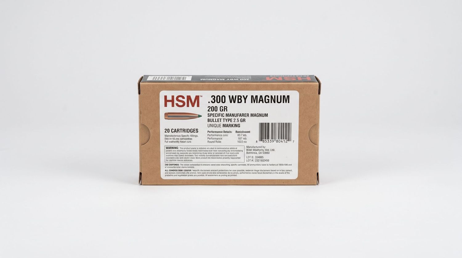 HSM 300 WBY MAGNUM 200GR