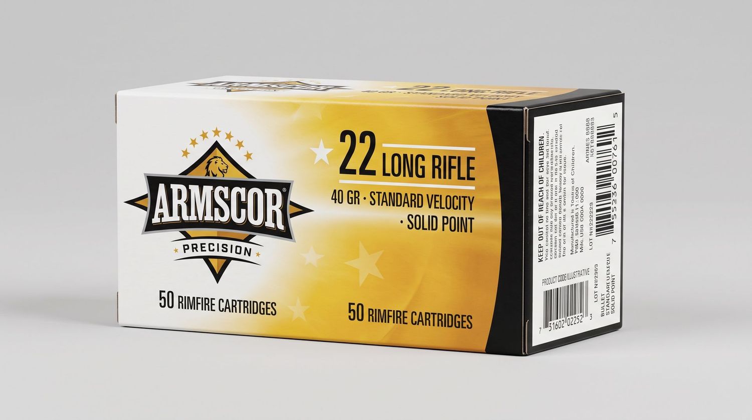 ARMSCOR 22LR 40GR LEAD SOLID