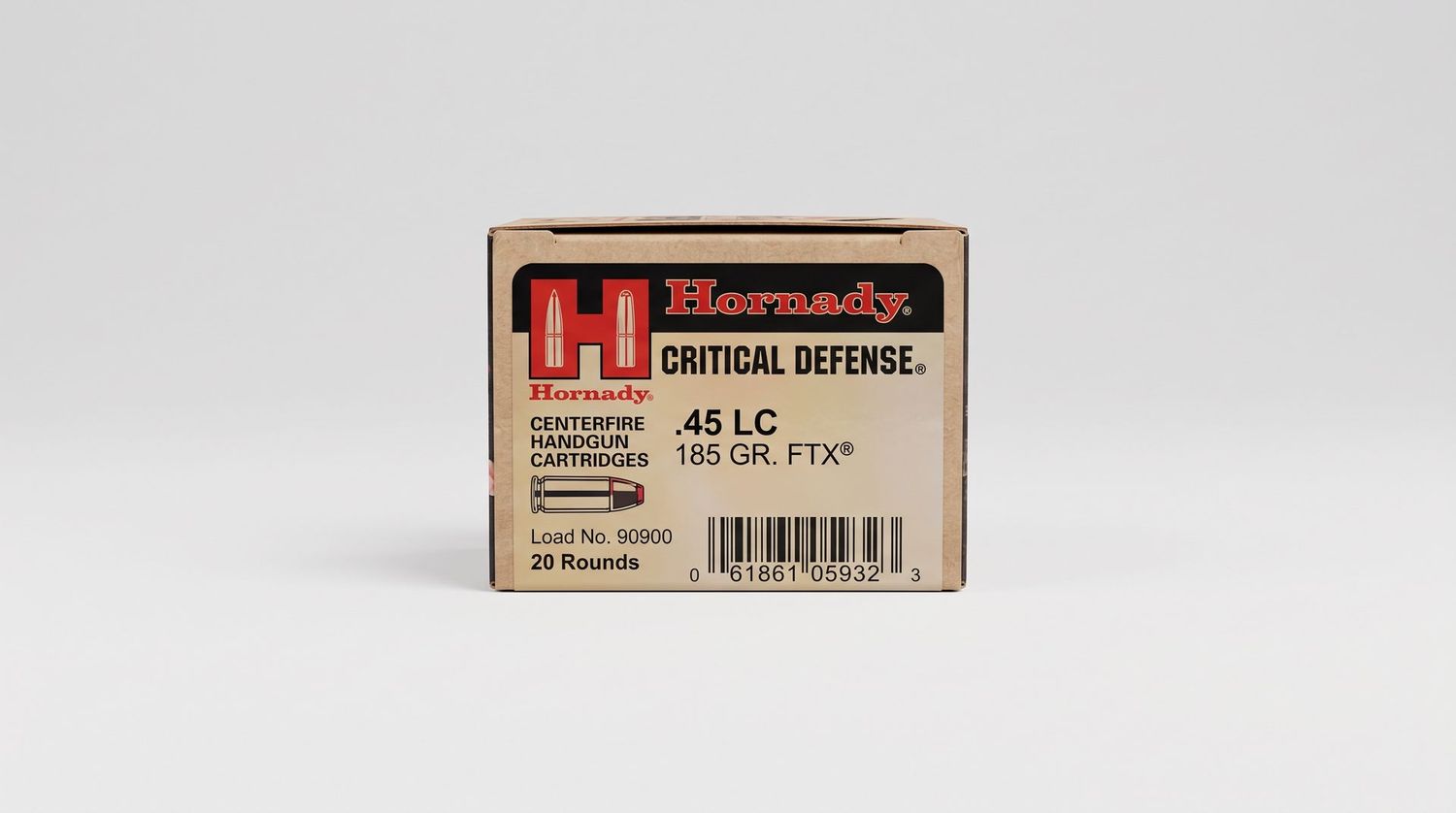 HORNADY CRITICAL DEFENSE 45 LC