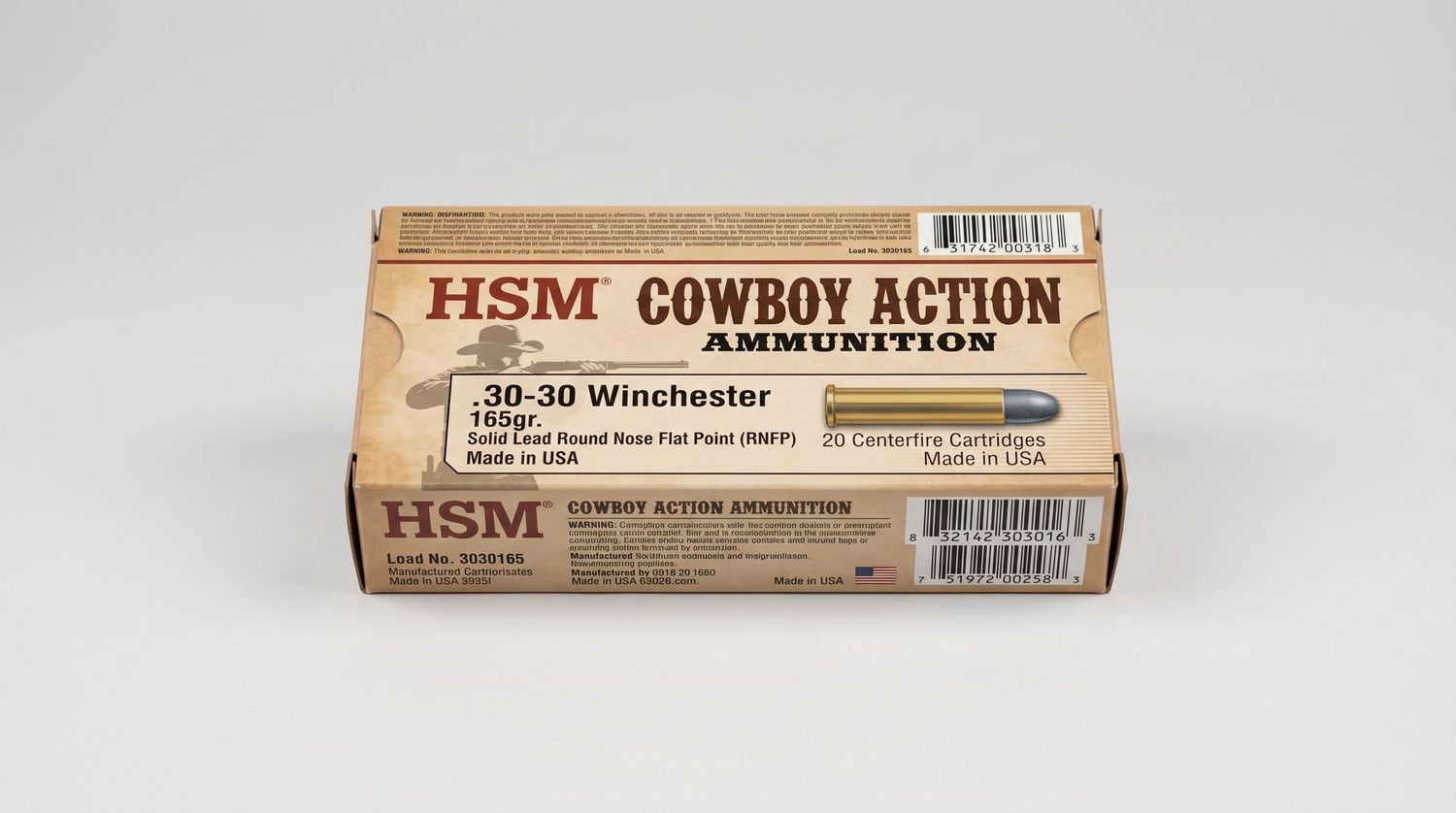 HSM COWBOY 30-30 WIN 165GR