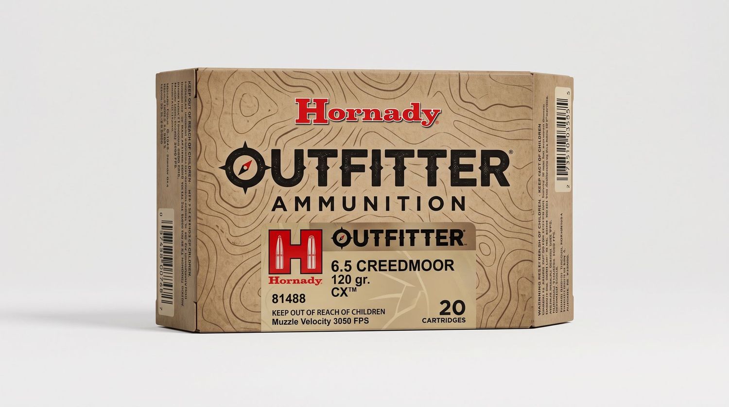 HORNADY OUTFITTER 6.5 CM 120GR