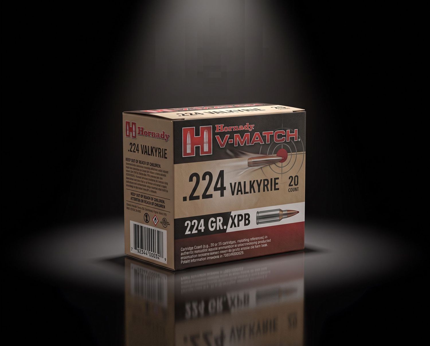 HORNADY V-MATCH 224 VALKRIE