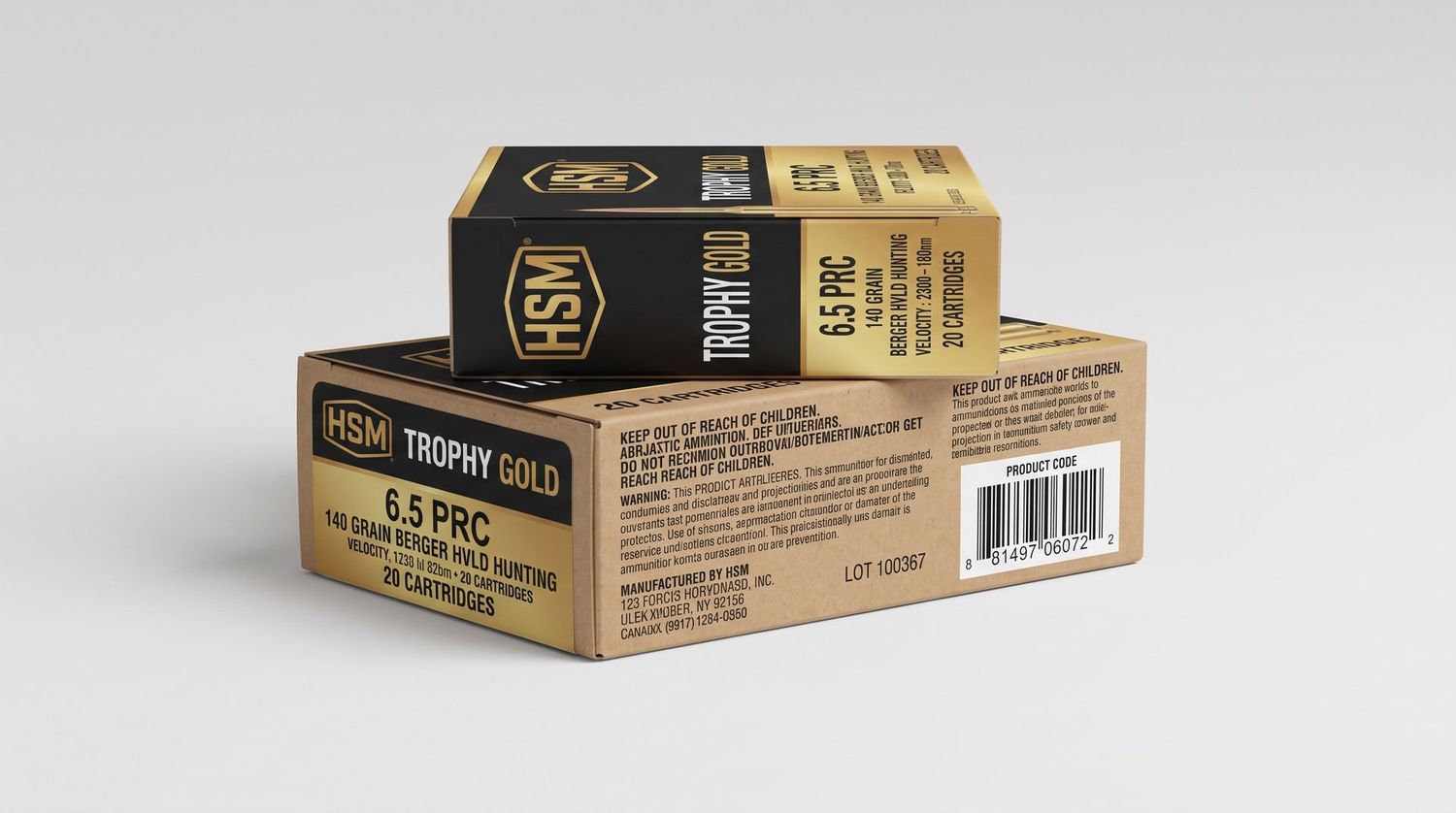 HSM TROPHY GOLD 6.5 PRC