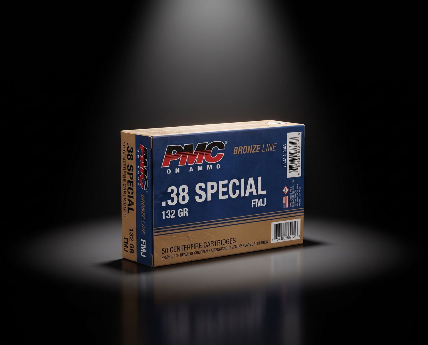 PMC AMMO 38 SPECIAL 132GR.