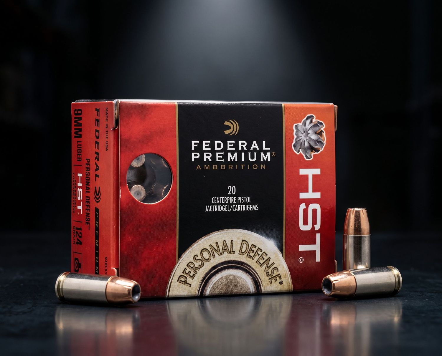 FEDERAL PREMIUM 9MM LUGER +P