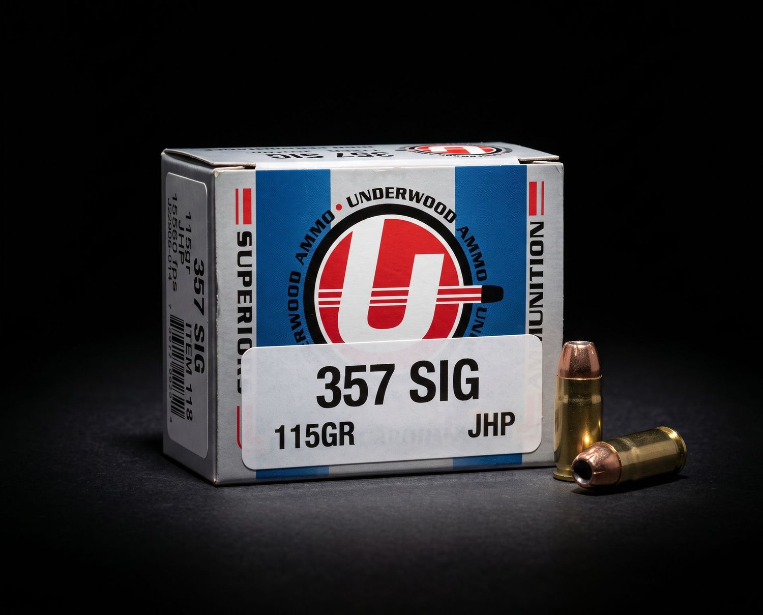 UNDERWOOD 357 SIG 115GR JHP