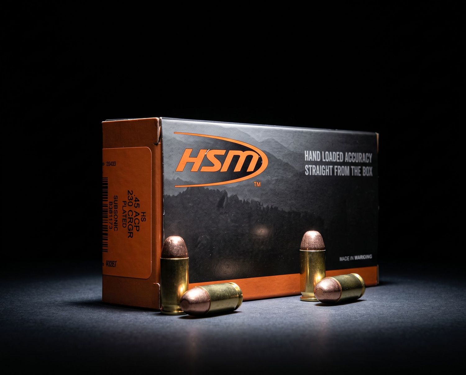 HSM SUBSONIC 45 ACP 230GR